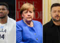 Eervolle onderscheiding voor Antetokounmpo, Merkel en Zelensky