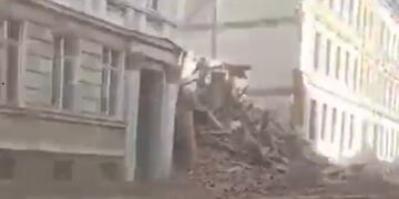 Drie vermisten bij instorting gebouw in Saksen