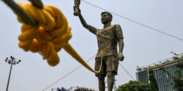 Verplaatsing Messi-standbeeld in India vanwege windbescherming