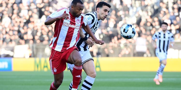 PAOK leidt, Olympiakos gelijk, live in Toumba: bekijk de doelpunten