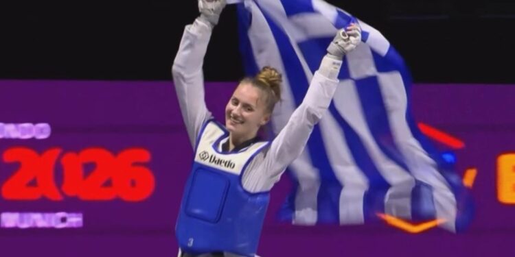Stella Marentaki: Europees kampioene Taekwondo