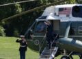 Trump installeert helikopterplatform voor grasbesparing bij Witte Huis