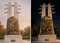 Onthulling Pontian Genocide Memorial in Paralimni door N. Christodoulidis