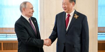 Poetin bezoekt China: 19 en 20 mei
