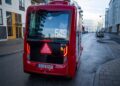 Botsing tussen autonome bus en tram op proefdag in Göteborg.