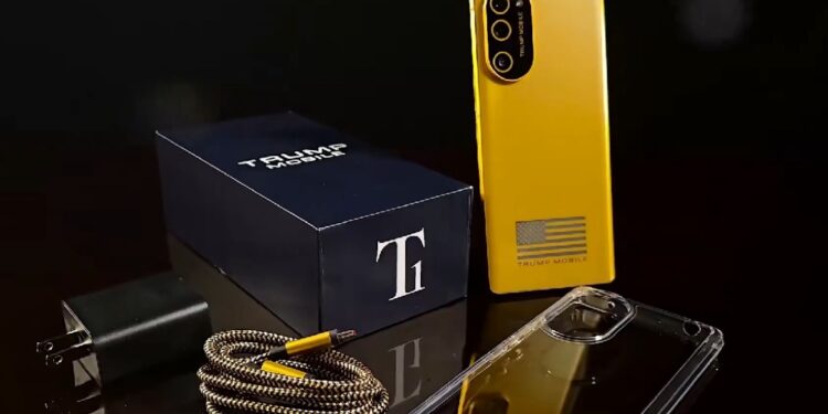 De gouden “Trump-mobiel” roept twijfels op over “made in USA” constructie.