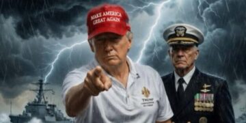 Trump waarschuwt voor ‘storm’ in betrekkingen met Iran: AI-beeld vrijgegeven