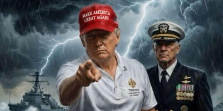 Trump waarschuwt voor ‘storm’ in betrekkingen met Iran: AI-beeld vrijgegeven