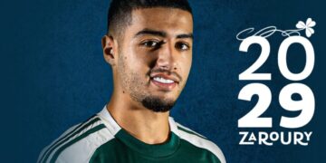 Panathinaikos verlengt contract Zarouris tot 2029.