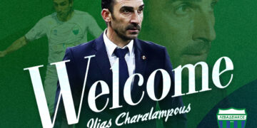 Nieuwe coach Elias Haralambous leidt Levadiakos