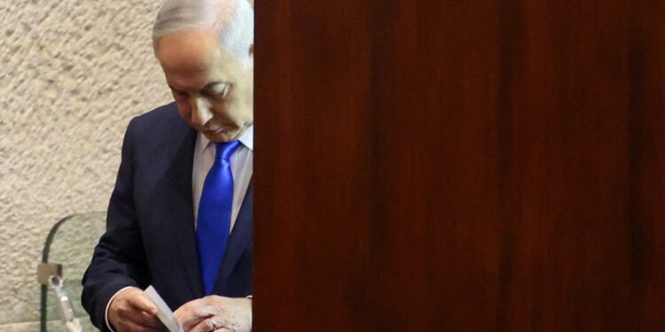 Meerderheid Israëli’s tegen Netanyahu als kandidaat voor herverkiezing.