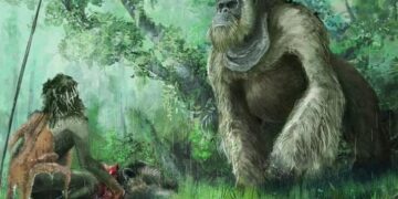 Gigantische aapfossielen ontdekt in Chinese grot