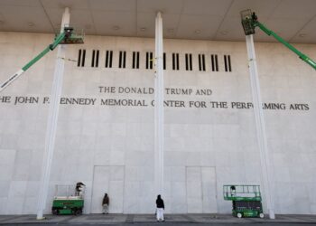 Naam Trump geschrapt uit Kennedy Center