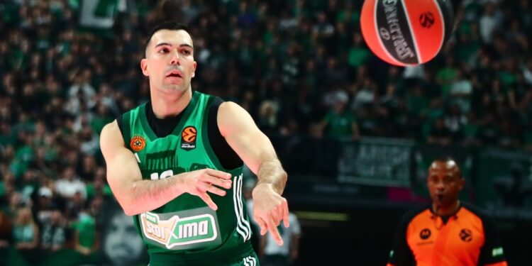 Panathinaikos zonder Sloukas in 2e finale tegen Olympiakos