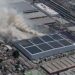 Brandweer strijdt dagenlang tegen brand in pakhuis Los Angeles