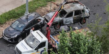 Explosief in BMW van Russische officier verantwoordelijk voor bevoorrading leger Poetin