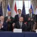 Tripartiete overeenkomst tussen VS, Israël en Libanon ondertekend in Washington