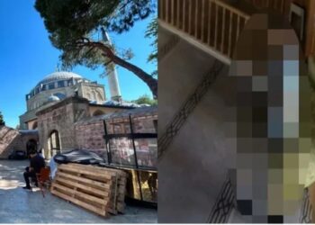 Koppel betrapt op seks in Turkse moskee