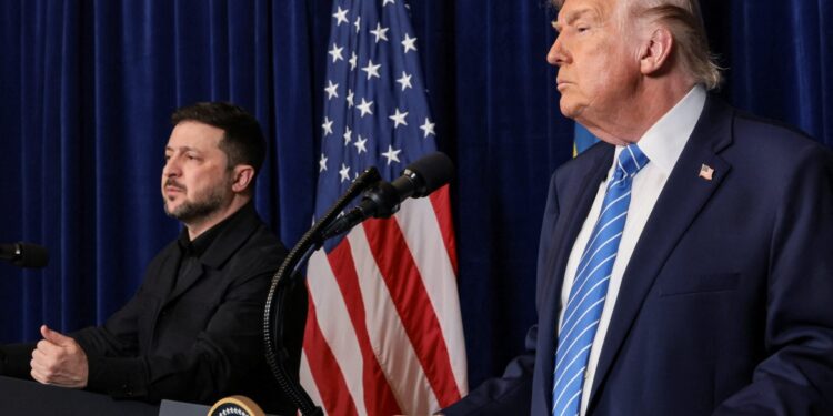 Trump ontmoet Zelensky voor besprekingen over Oekraïense oorlog