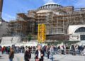 Erdogan viert heropening Hagia Sophia met processie door de stad