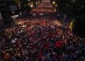 Protest tegen toeristencomplex in Albanië