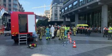 Meerdere doden gevonden na brand in lift van bouwplaats in Brussel
