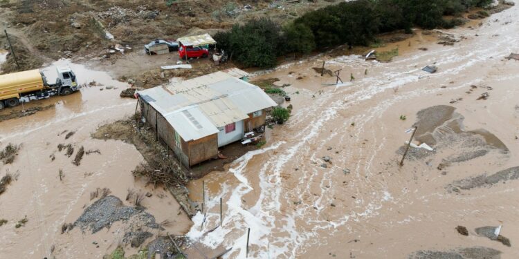 10 doden door zware regenval in Chili