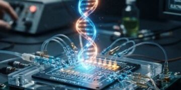 Siliciumchip als laboratorium voor biotechnologie