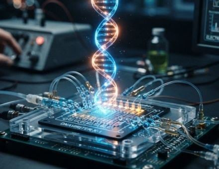 Siliciumchip als laboratorium voor biotechnologie
