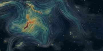 In kaart gebracht: magnetisch veld van sterrenstelselscluster
