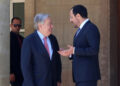 Kritische discussie over Cyprus tussen Guterres, Christodoulidis en Erchiourmans