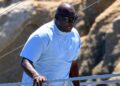 Het oog van Michael Jordan’s auto op Mykonos
