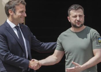 Macron ontvangt staatshoofden voor steun aan Oekraïne