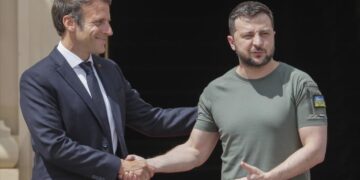 Macron ontvangt staatshoofden voor steun aan Oekraïne