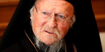 Bartholomeus ontmoet patriarch van Jeruzalem in Fanari