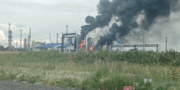 Olieraffinaderij in Rusland stilgelegd na drone-aanval