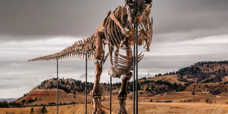 De machtige T. Rex: recordbrekende dinosaurus geveild