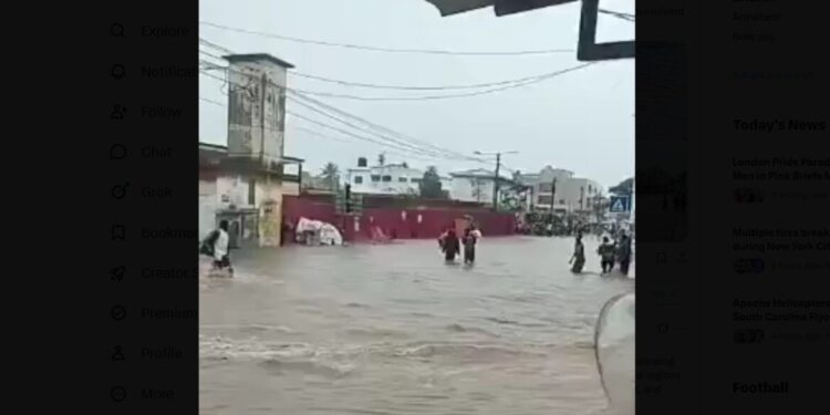 Vijf doden door zware regenval in Togo