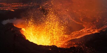 Robots oogsten lava voor toekomstig beton