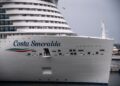 Passagiers verbannen van cruiseschip na gewelddadige vechtpartij op Middellandse Zee-reis.