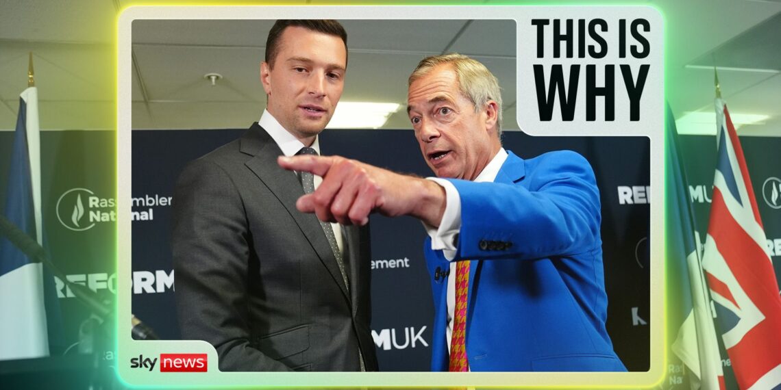 Rising far-right star: de Franse connectie van Farage