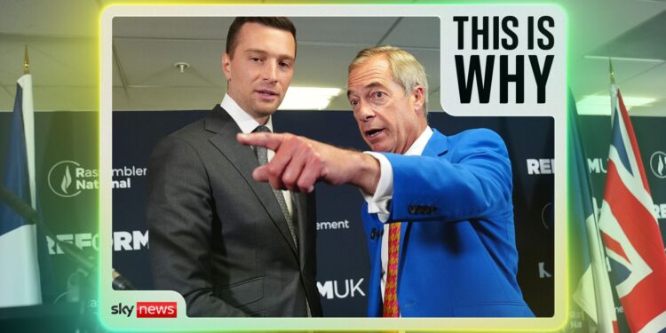 Rising far-right star: de Franse connectie van Farage